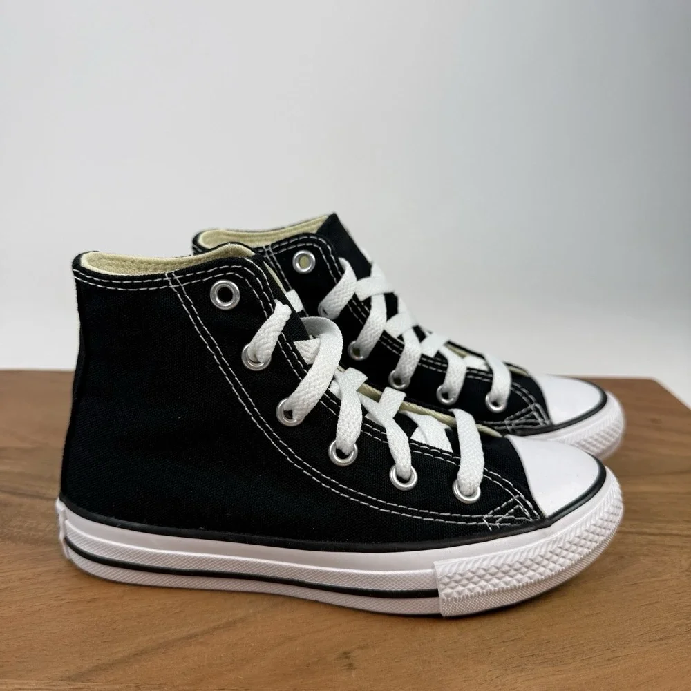 New Little‎ Kids Converse Chuck Taylor All Star High Black Sneaker Sz 12 C